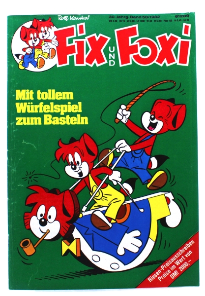 Fix und Foxi Comic Heft 30. Jahrgang Band 50: Besuch vom Tortellus